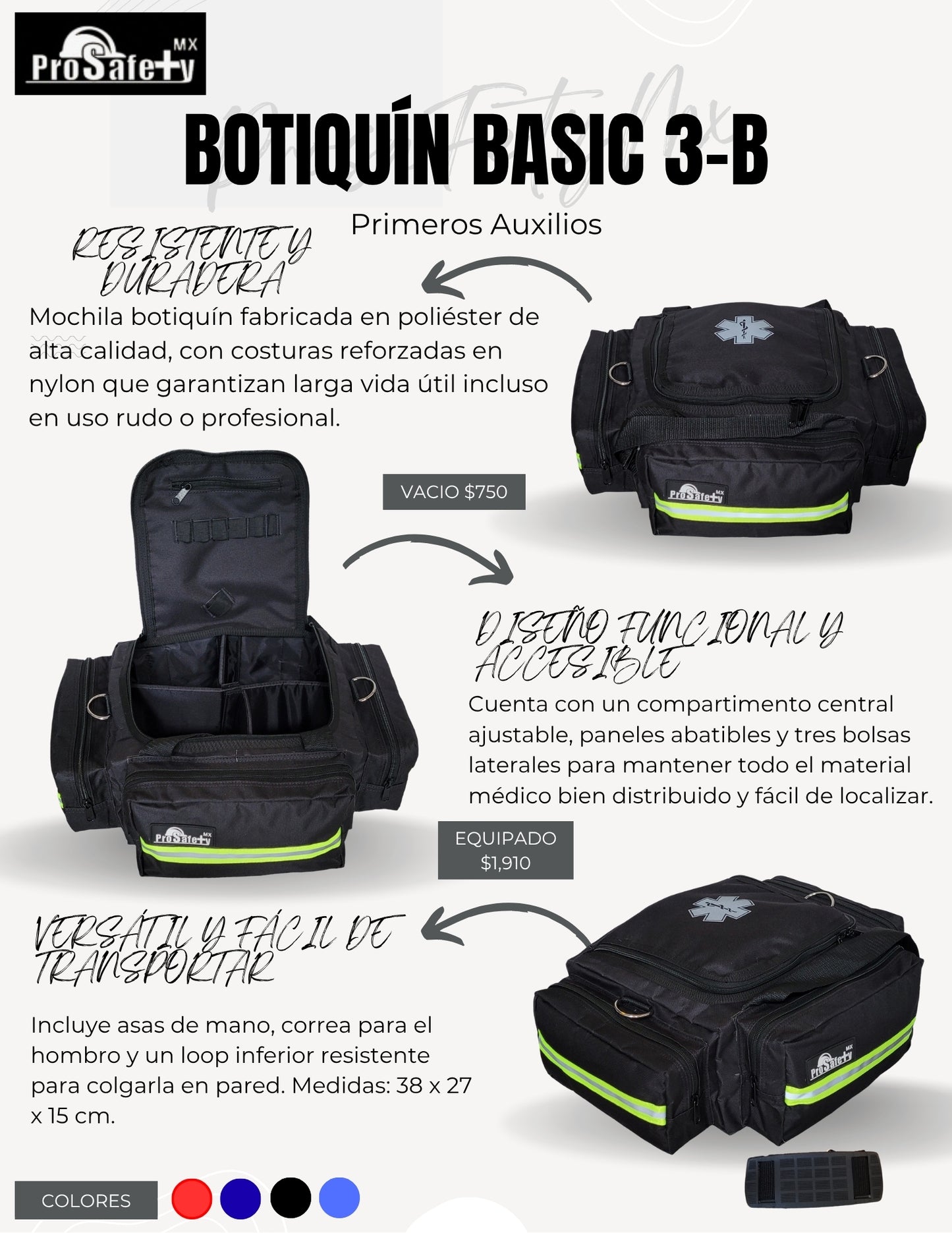 Botiquín Primeros Auxilios 3-B Basic