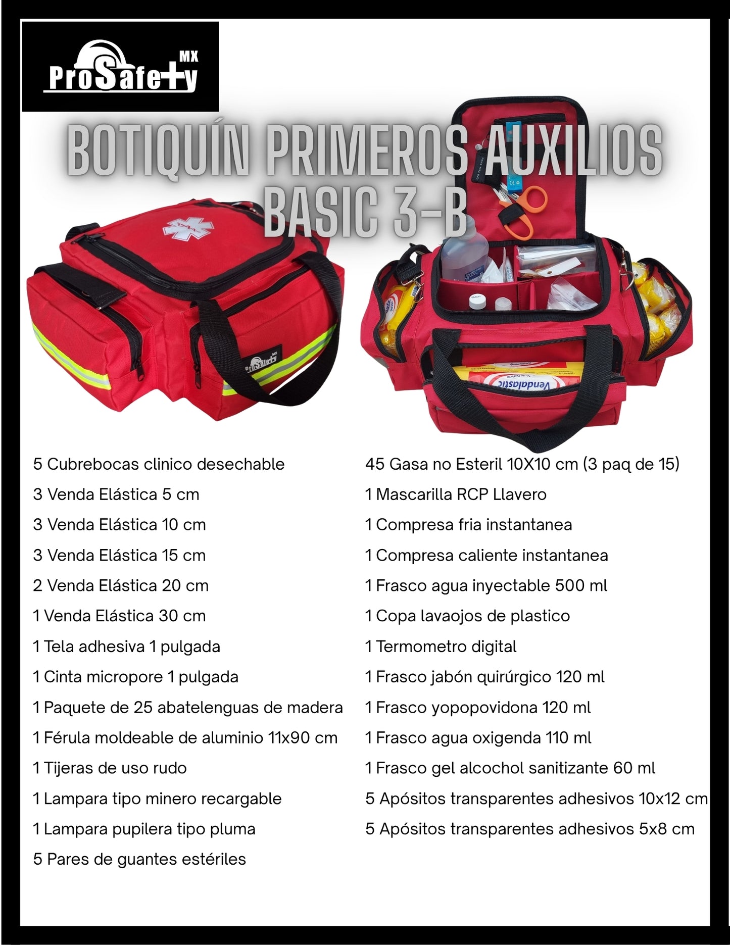 Botiquín Primeros Auxilios 3-B Basic