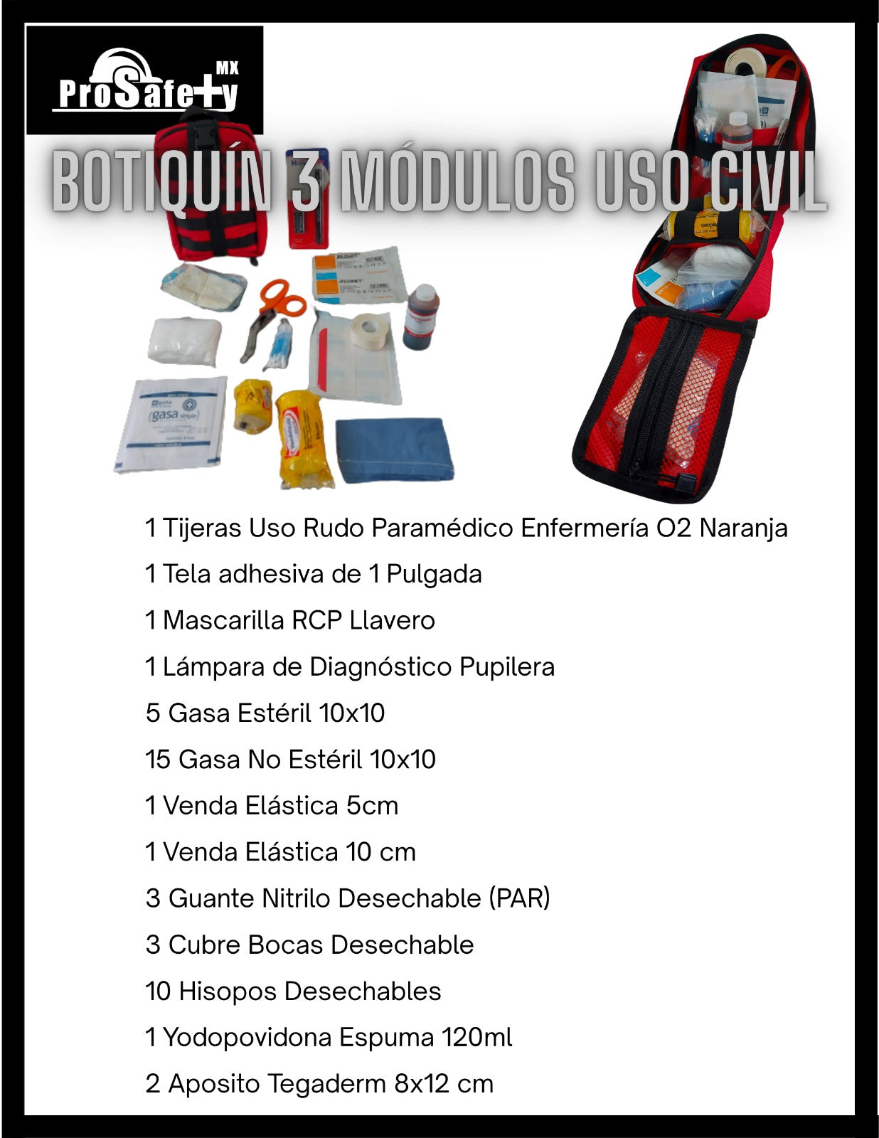Botiquín Táctico Ifak 3 Módulos