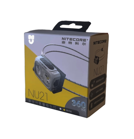 Linterna Frontal Nitecore Nu21 360 Lúmenes Recargable