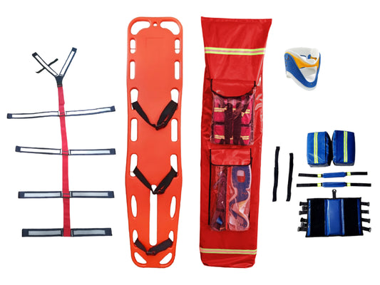 Camilla Rígida De Rescate Con Kit De Inmovilización Y Funda