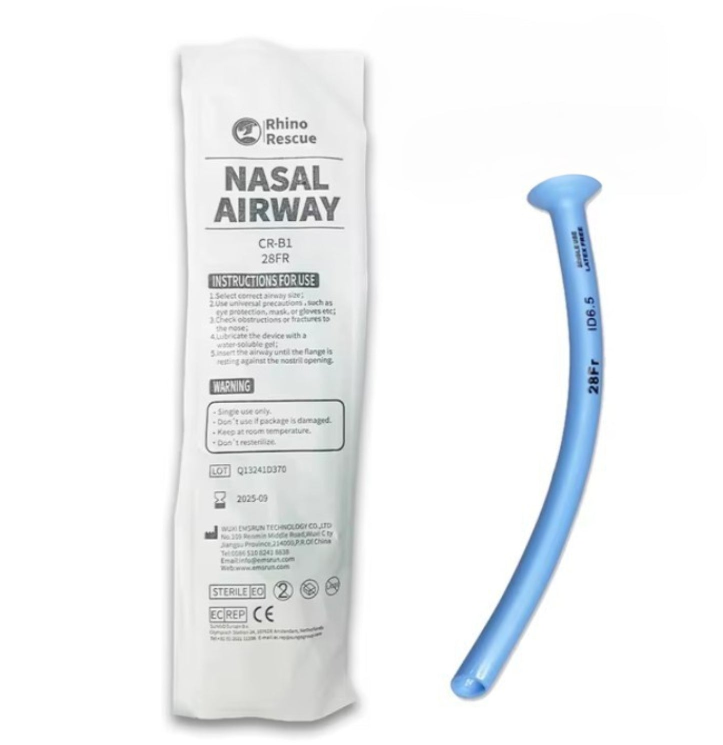 Cánula Nasofaríngea Rhino Rescue #28
