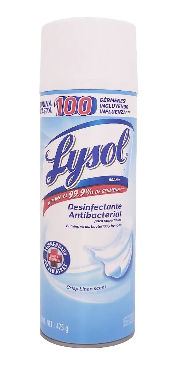 Lysol En Aerosol Crisp Linen 475 g