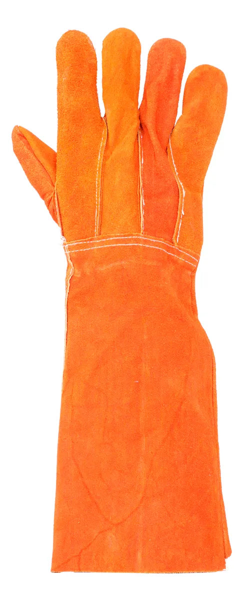 Guantes De Carnaza Extra Largos Unitalla