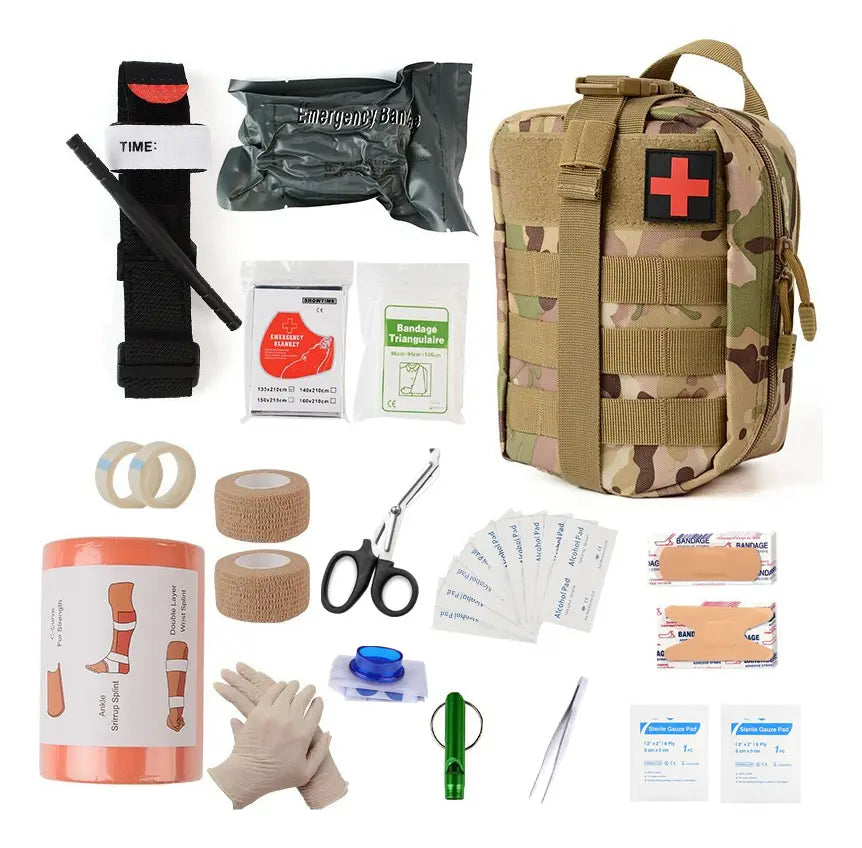 Kit Táctico Ifack De Primeros Auxilios De Emergencia 53 piezas