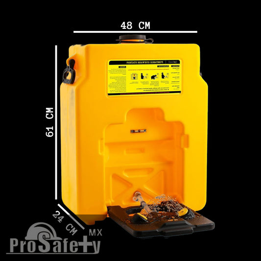 Estación Lavaojos Portátil de Pared