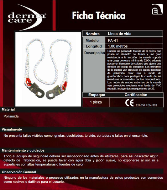 Linea de Vida DermaCare PA-41