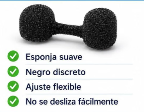 Tapones Nasales con Filtros Nasales Desechables con Estuche 100 pzas