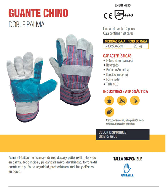 Guante de Carnaza Tipo Japonés