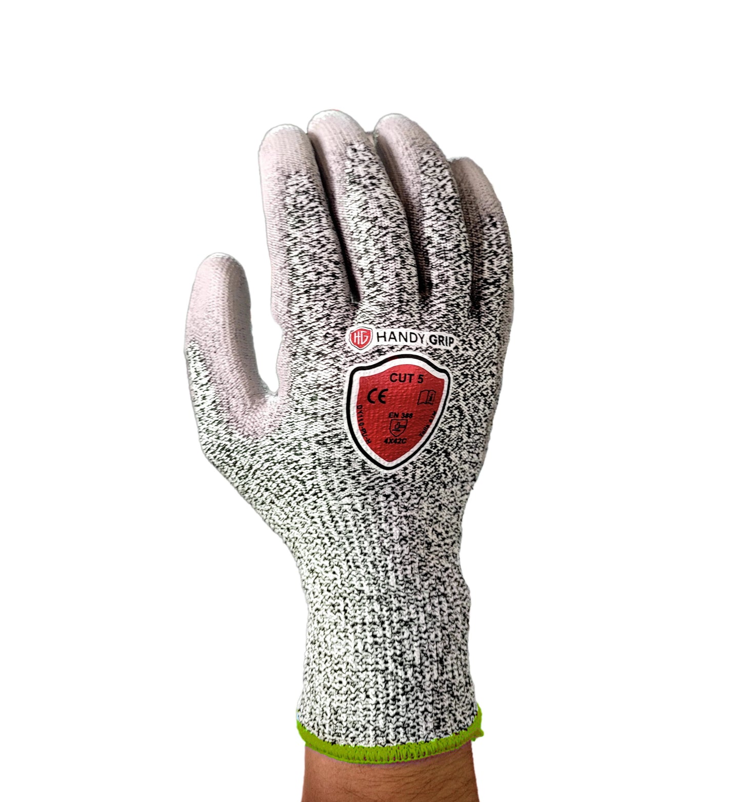 Guante Anti-Corte Nivel 5 Handy Grip DY110DG-PU-H