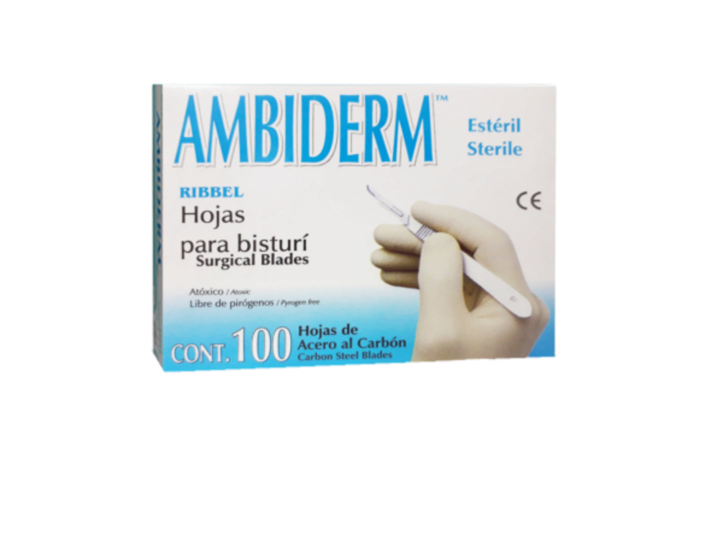 Hoja de Bisturí Ambiderm C/100 Pzas
