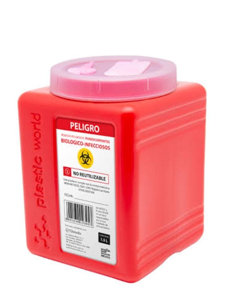 Contenedor de Residuos Punzocortantes RPBI