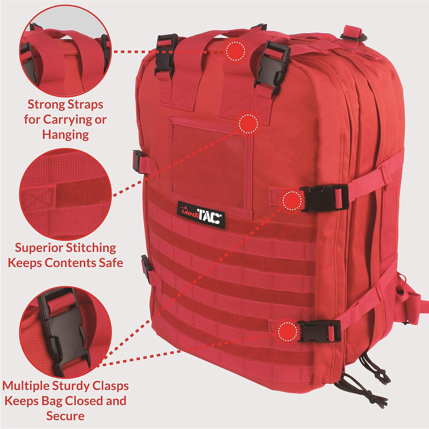 Mochila botiquin MediTac
