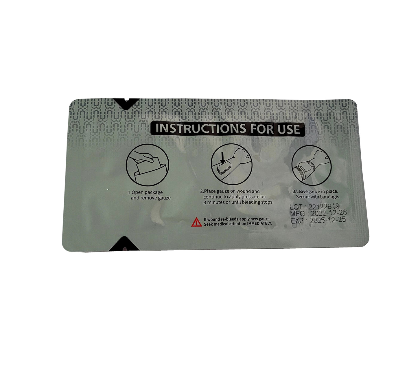 Soluble Hemostatic Gauza