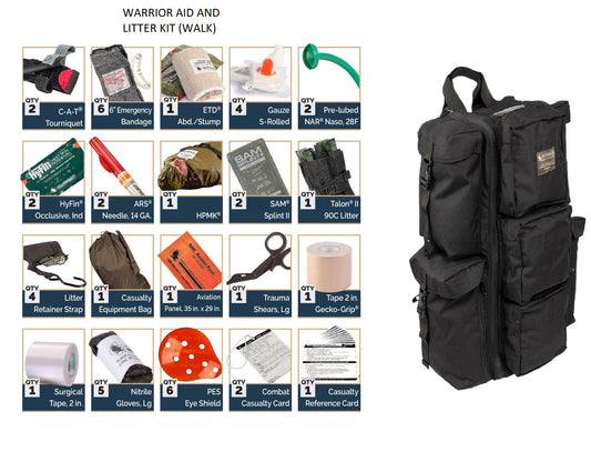Botiquín Warrior Aid And Litter Kit (WALK) Narescue