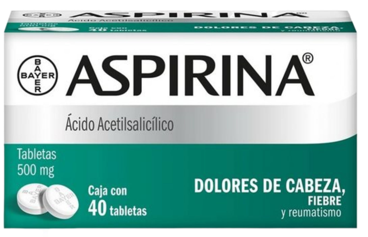 Acido Aceltalicilico 500 mg. c/40 tbs.