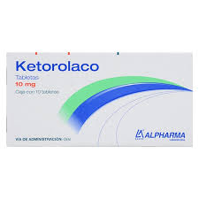 Ketorolaco 10 mg, 10 Tabletas