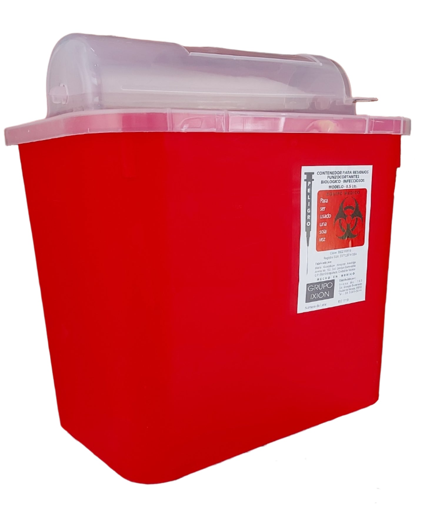Contenedor de Residuos Punzocortantes RPBI