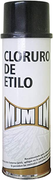 cloruro de etilo en spray frio 360 gsr.