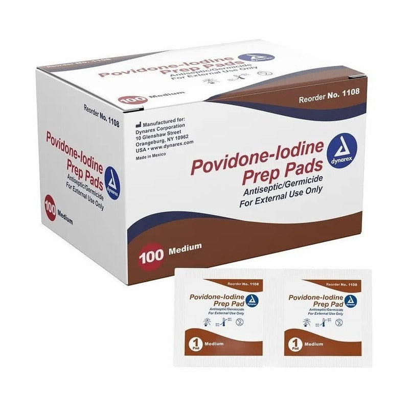 Toallitas Con Yodopovidona Dynarex