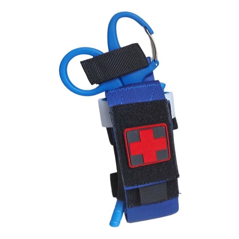Funda Táctico Molle Ajustable Combo Con Tijeras-torniquete