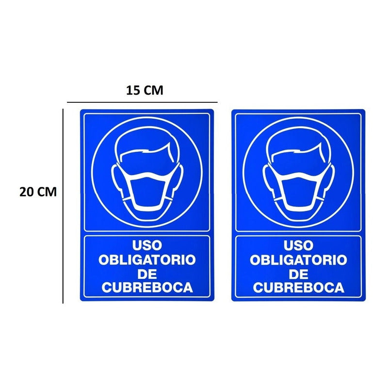 Señal Uso De Cubrebocas Señalética