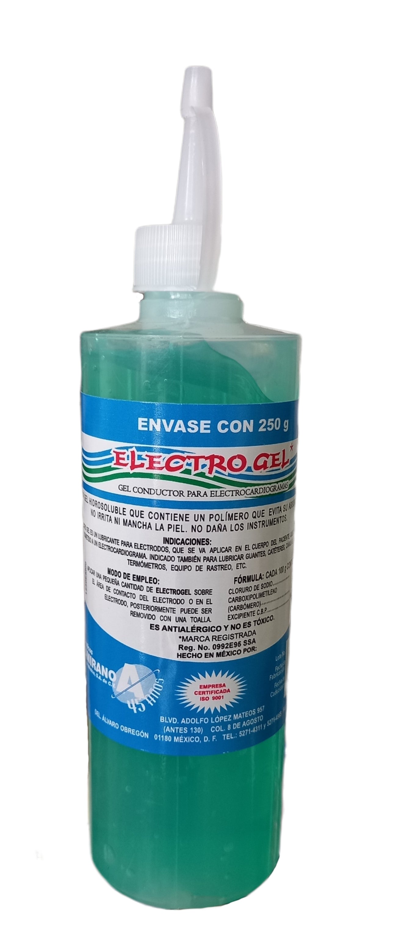 Gel Conductor Electro Gel 250 G.