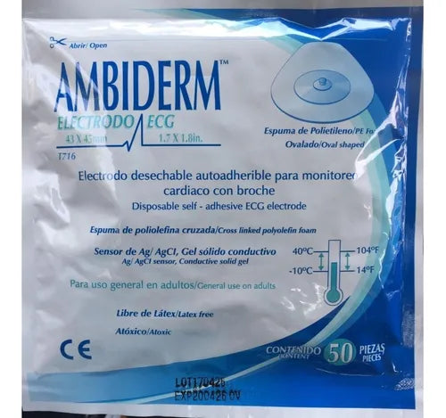 Electrodo Auto Adherible Desechable