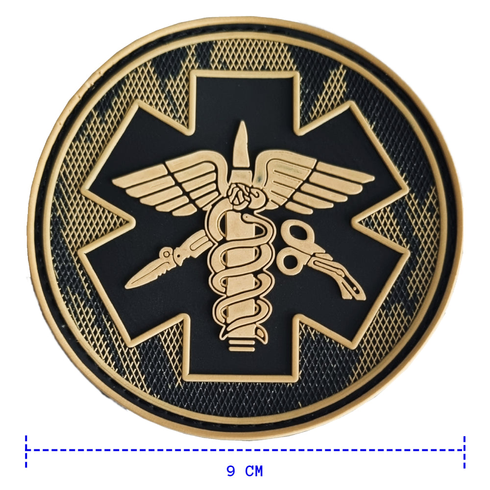 Insignia Militar Cruz Roja Táctica Parche Pvc