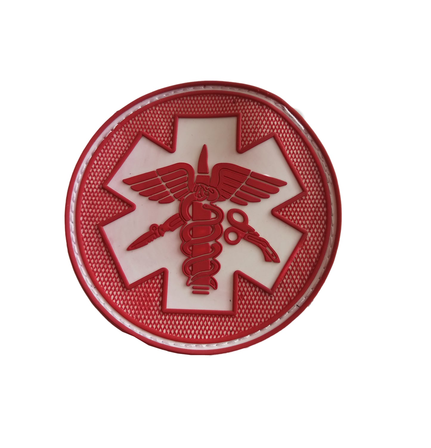 Insignia Militar Cruz Roja Táctica Parche Pvc