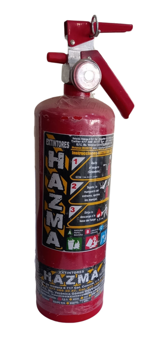 Extintor De Emergencia Recargable PQS