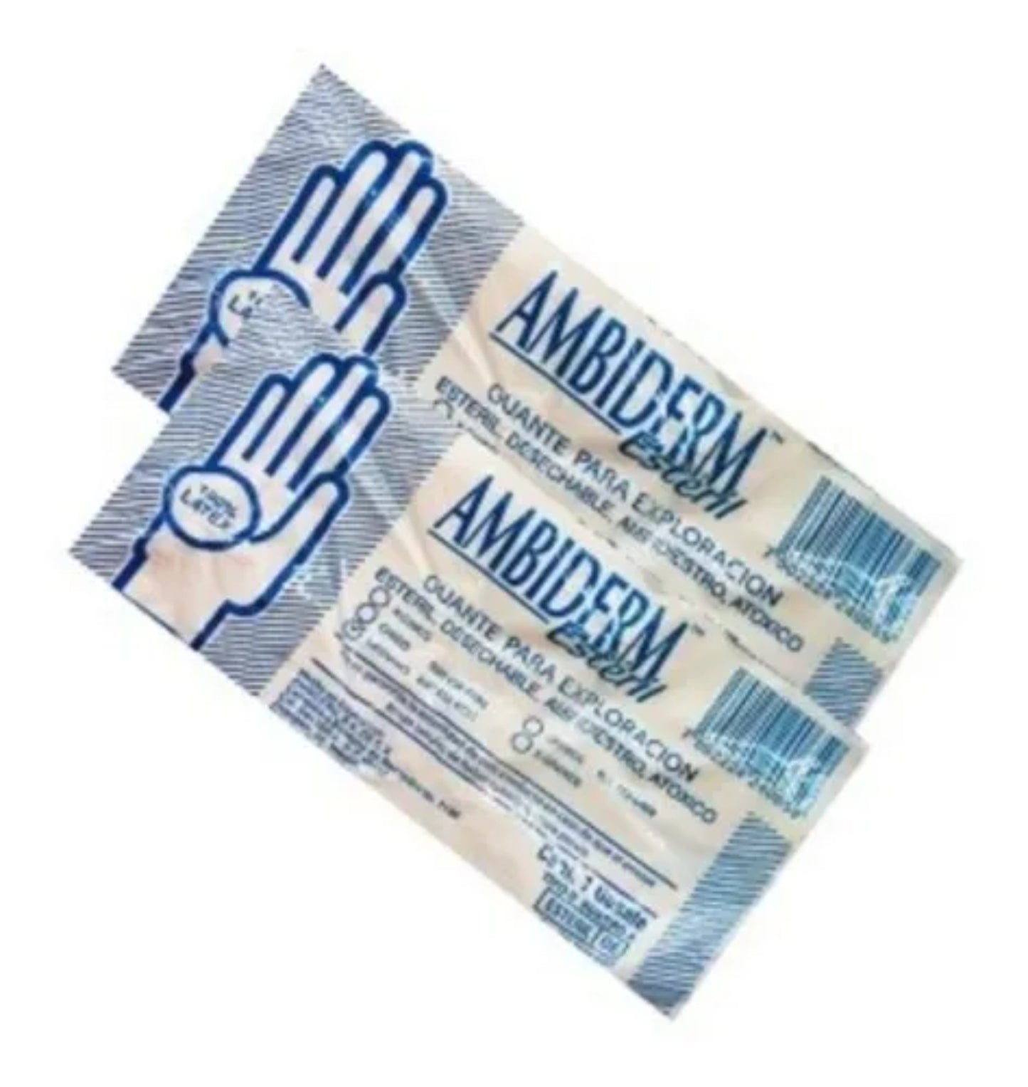 Par de Guantes De Látex Estéril Ambiderm