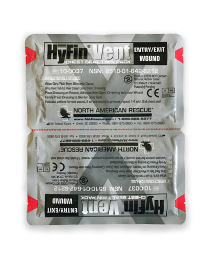 Parche de Torax HyFin Vent Twin Pack