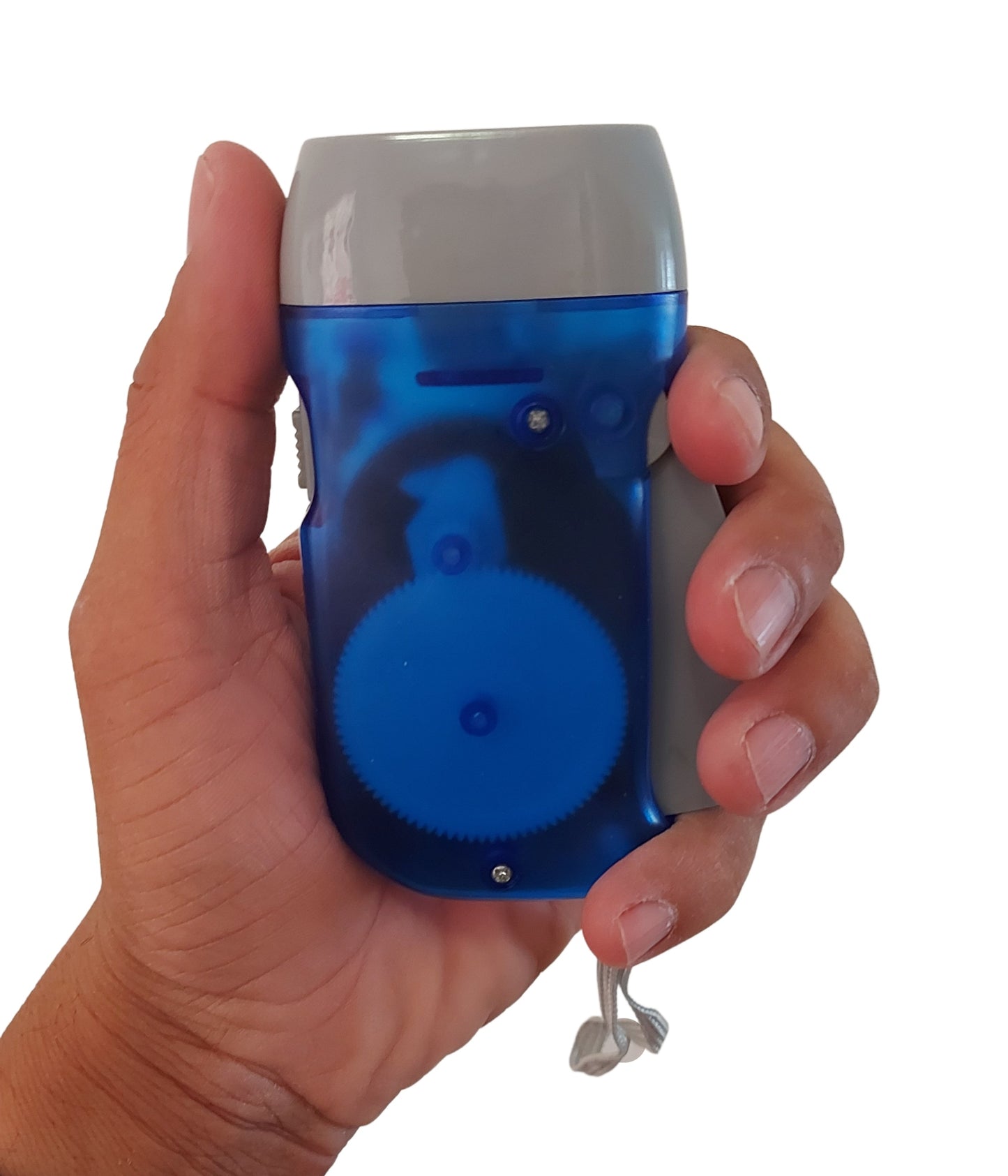 Lámpara LED Recargable Dínamo de Mano