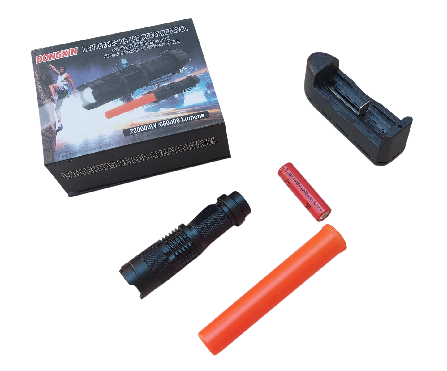 Lámpara Táctica Mini con Cono