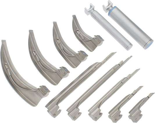 Laringoscopio Mango y hojas Acero Inox