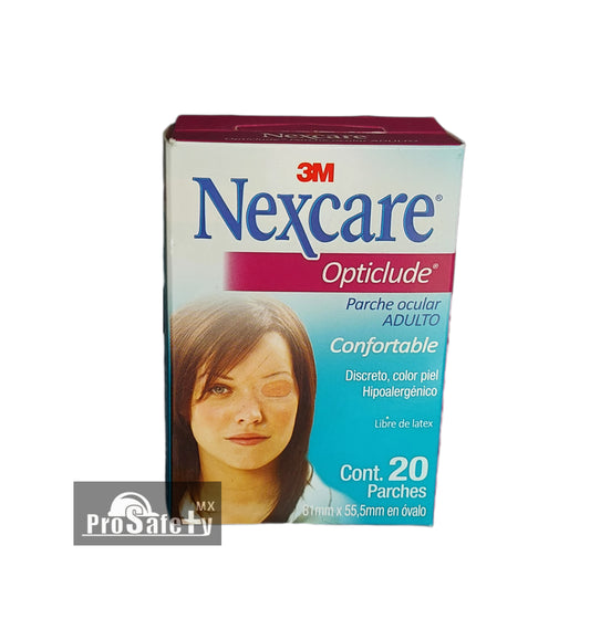 Parche Ocular Nexcare Opticlude-Adulto 20 Piezas
