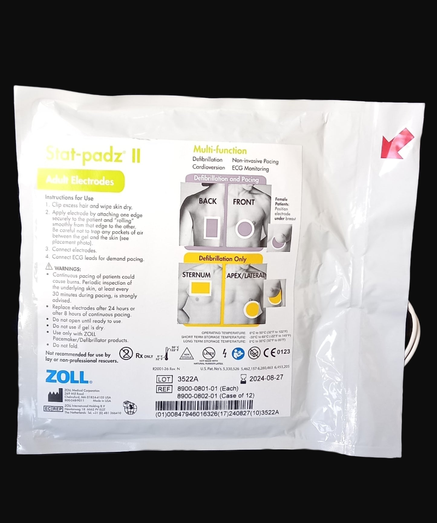Parches para Desfibrilador Stat-padz II