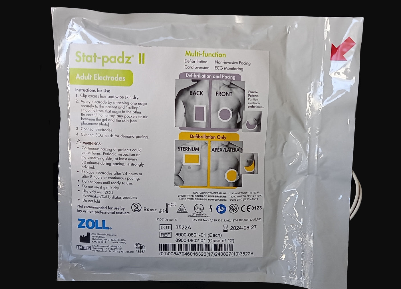 Parches para Desfibrilador Stat-padz II