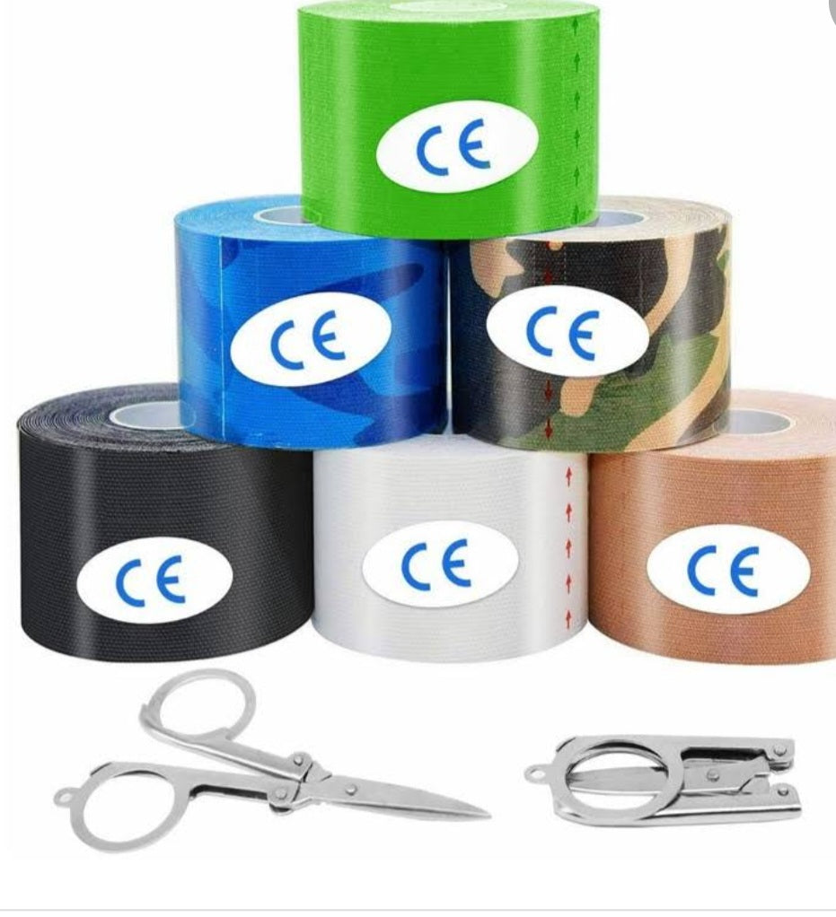 Cinta kinesiologíca Vendaje Neuromuscular Tape 5x5