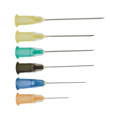 Aguja Hipodérmica caja c/100 pzs.