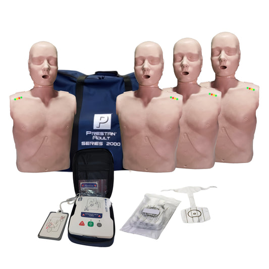 Pack 4 Maniquí Profesional Adulto Serie 2000+ 1 Simulador DAE