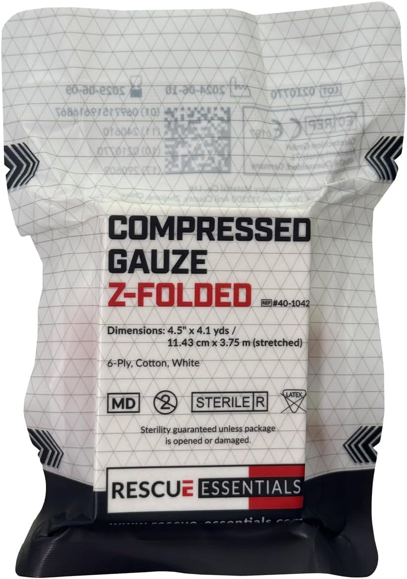 Gasa Comprimida Rescue Essentials
