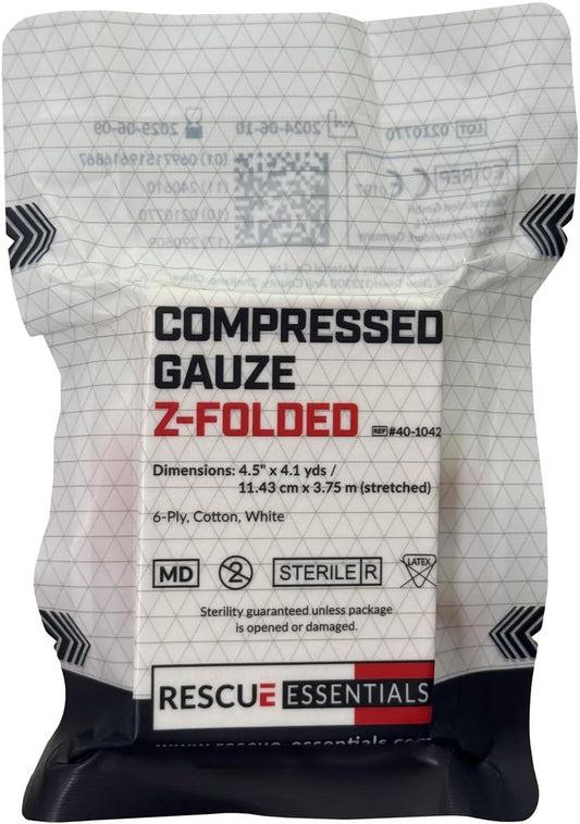 Gasa Comprimida Rescue Essentials