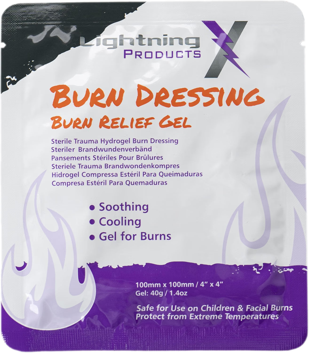Burn Dressing Apósito de Hidrogel Lightning X