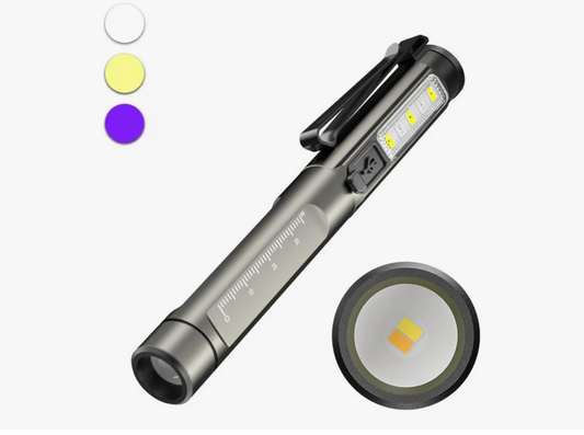 Lámpara pupilera Portátil Recargable Para Diagnóstico 3 colores