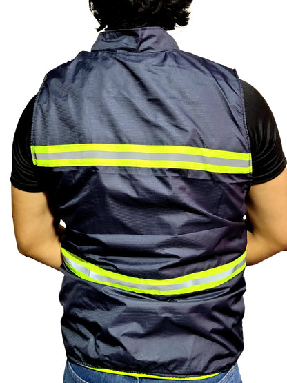 Chaleco De Seguridad Doble Vista Impermeble