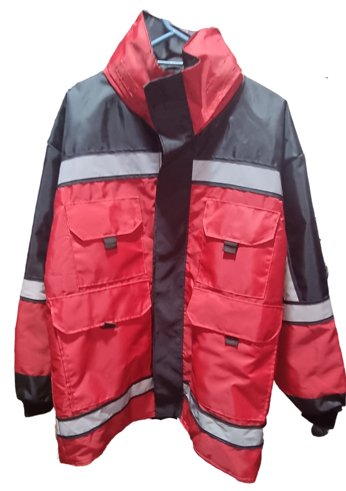 Chamarra Cazadora Rojo/Negro Talla L