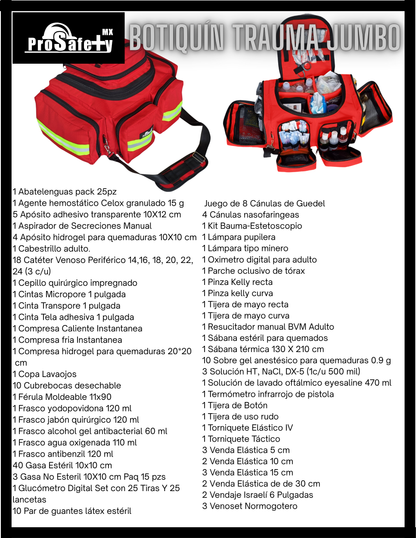 Mochila Botiquín Trauma Jumbo