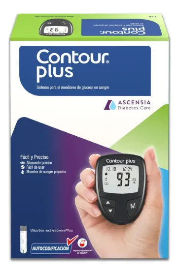 Kit de Monitoreo de Glucosa en Sangre Contour Plus